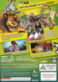 DreamWorks Madagascar: Escape 2 Africa (Not for Resale) Box Art