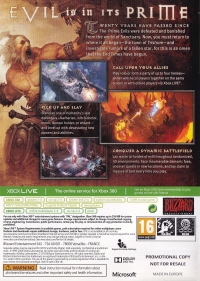 Diablo III (Not for Resale) Box Art