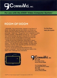 Room of Doom (green stripe) Box Art