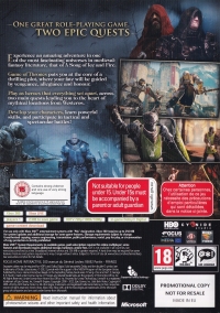 Game of Thrones (Not for Resale) Box Art