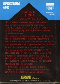 Rock'n Lucha Box Art