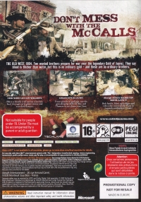 Call of Juarez: Bound in Blood (Not for Resale) Box Art