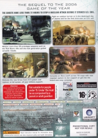 Tom Clancy's Ghost Recon: Advanced Warfighter 2 (Not for Resale) Box Art