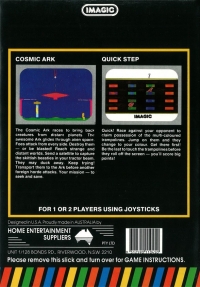 Cosmic Ark + Quick Step Box Art