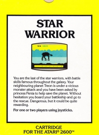 Star Warrior Box Art