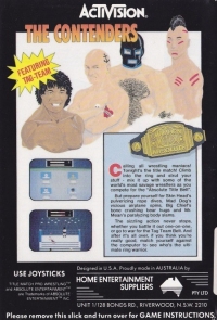 Title Match Pro Wrestling (black label) Box Art