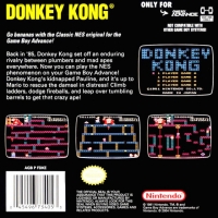 Donkey Kong - Classic NES Series Box Art