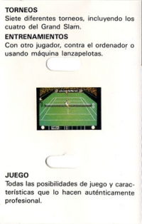 Simulador de Tenis Profesional (Serie Leyenda) Box Art