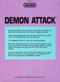 Demon Attack (white label) Box Art