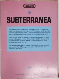 Subterranea (white label) Box Art