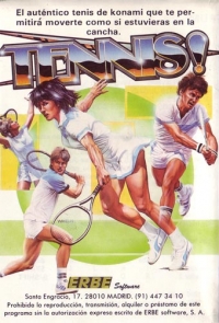 Tennis! Box Art