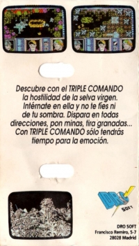 Triple Comando Box Art