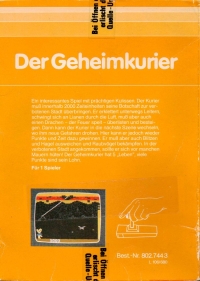 Geheimkurier, Der Box Art