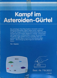 Kampf im Asteroiden-Gürtel Box Art