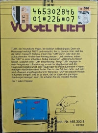 Vogel Flieh (yellow box) Box Art