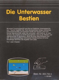 Unterwasser Bestien, Die (grey box) Box Art