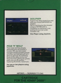 2 Pak Special:  Dolphin / Pigs 'n' Wolf Box Art