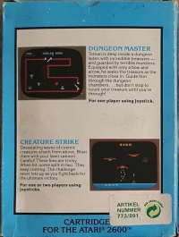 2 Pak Special:  Dungeon Master / Creature Strike Box Art