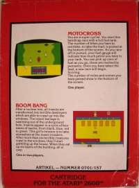 2 Pak Special:  Motocross / Boom Bang Box Art