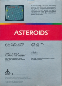 Asteroids Box Art