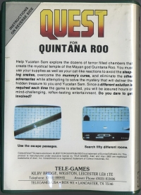 Quest for Quintana Roo (Tele-Games) Box Art