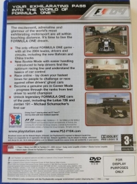 Formula 1 04 (For Display Purposes Only) Box Art