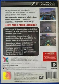 Formula 1 2003 [FR] Box Art