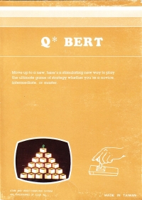 Q* Bert (yellow box) Box Art