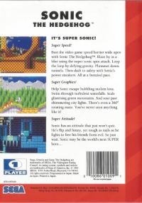 Sonic the Hedgehog - Sega Classic (VRC) Box Art