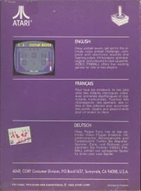 Video Pinball (1985) Box Art