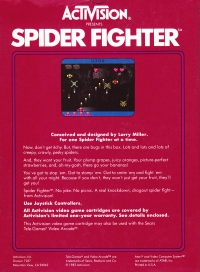 Spider Fighter (white label) Box Art