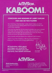 Kaboom! - International Edition Box Art