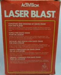 Laser Blast - International Edition (EAG-008) Box Art