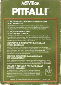 Pitfall! - International Edition [DE] Box Art