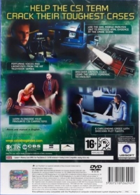 CSI: Crime Scene Investigation: 3 Dimensions of Murder (0262929) Box Art