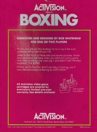 Boxing (EAG-002-04I) Box Art