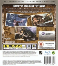 Uncharted 2: Among Thieves - Platinum Box Art