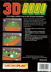 3D Pool Box Art