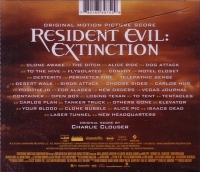 Resident Evil: Extinction Original Motion Picture Score Box Art