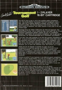 Arnold Palmer Tournament Golf [PT] Box Art