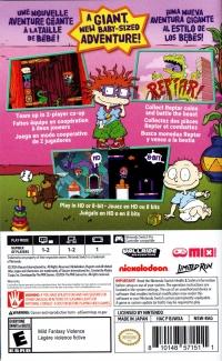 Rugrats: Adventures in Gameland Box Art