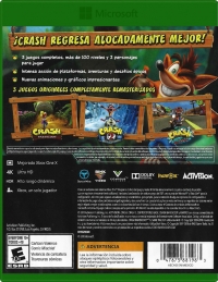 Crash Bandicoot N. Sane Trilogy [MX] Box Art