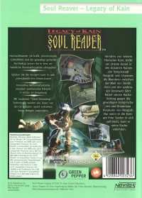 Legacy of Kain: Soul Reaver - Green Pepper Box Art