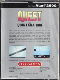 Quest For Quintana Roo (Telegames) Box Art