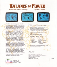 Balance of Power Box Art