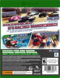 Sonic & All-Stars Racing Transformed (Xbox One / Xbox 360) Box Art