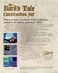 Bard's Tale Construction Set, The (red label) Box Art