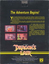 Dragon's Lair Box Art