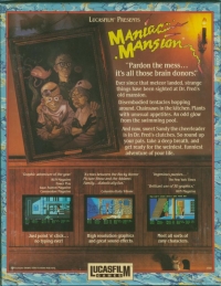 Maniac Mansion Box Art