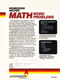 Math Word Problems Box Art